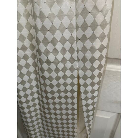 Jessica McClintock Women's 90s Iridescent Diamond Gunne Sax Midi Dress Size 7/8 - Picture 2 of 13